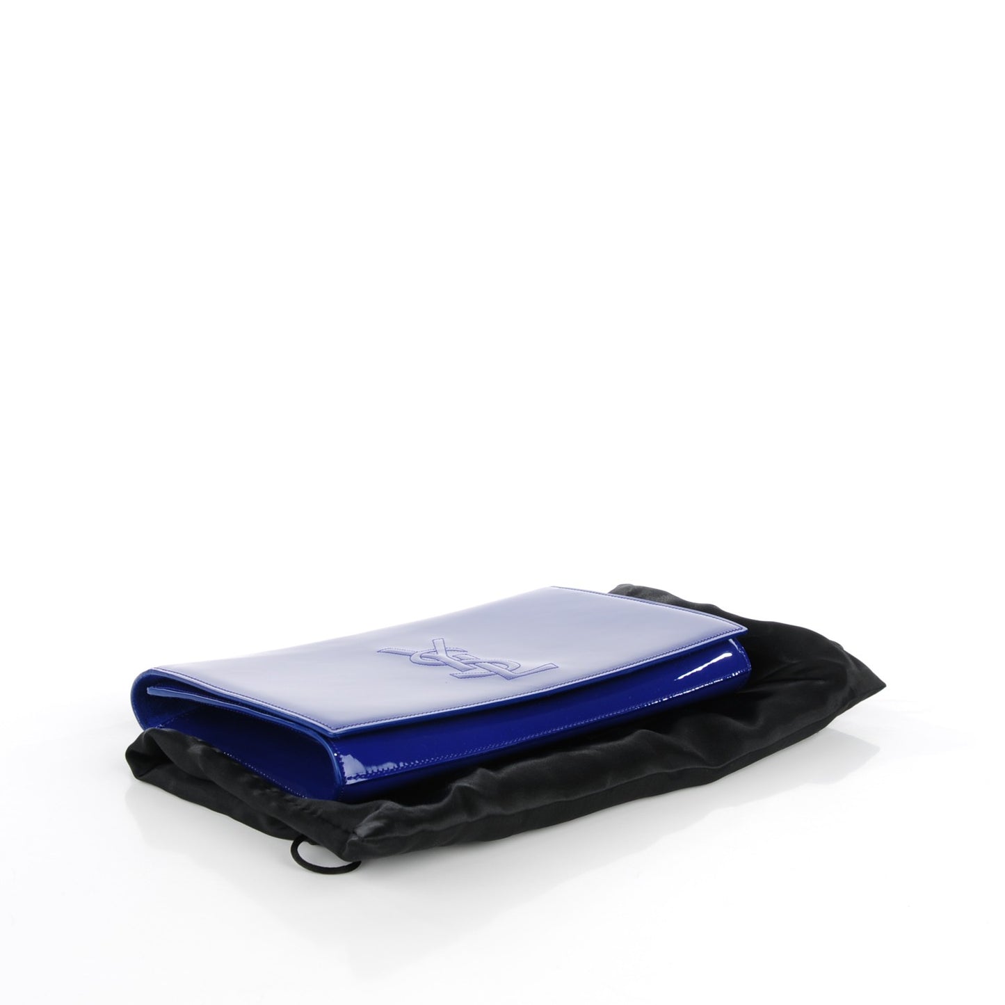 Patent Large Belle De Jour Clutch Royal Blue