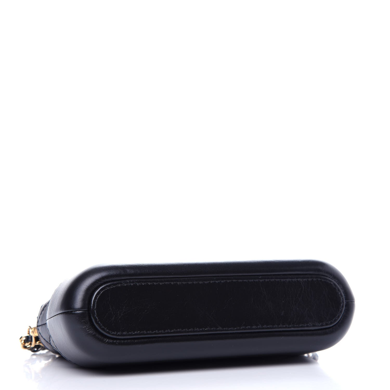 Chanel Aged Calfskin Quilted Small Gabrielle Clutch With Chain Black 4 of 13