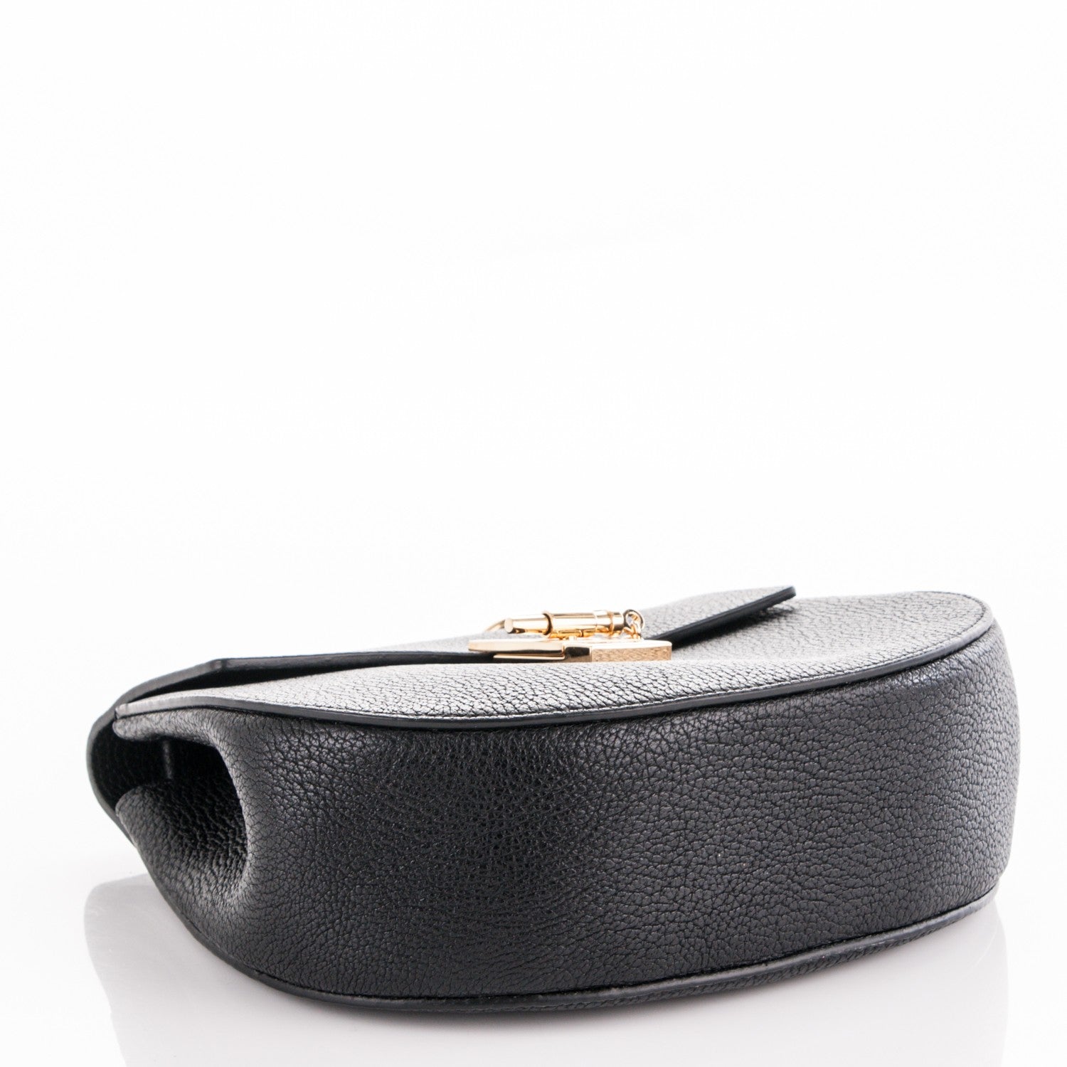 Chloe Grained Lambskin Drew Shoulder Bag Black 4 of 7