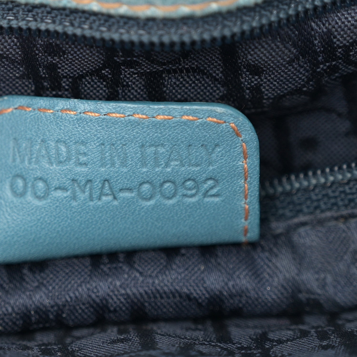Christian Dior Denim Admit It Hobo Blue 7 of 15