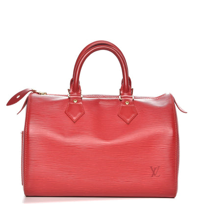 Louis Vuitton Epi Speedy 25 Rouge 1 of 8