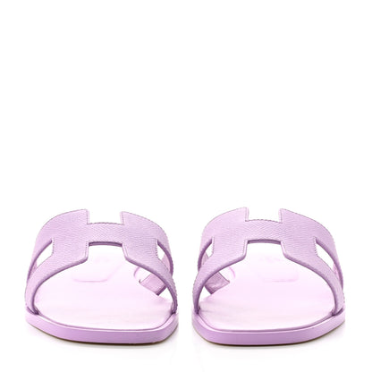 Hermes Epsom Oran Sandals 39 Violet Amethyste 2 of 8