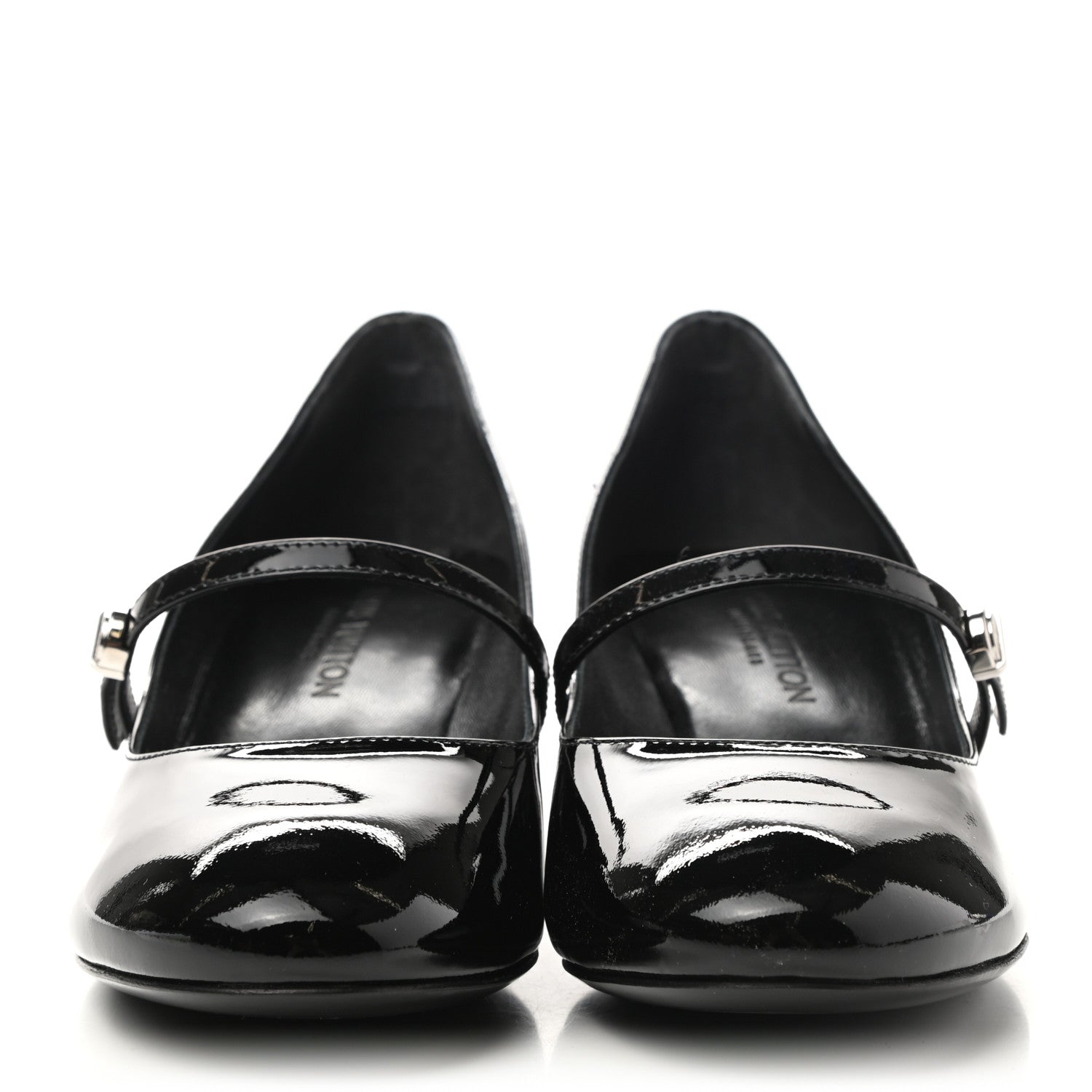 Louis Vuitton Patent Uniformes Silhouette 40mm Pumps 36 Black 2 of 10
