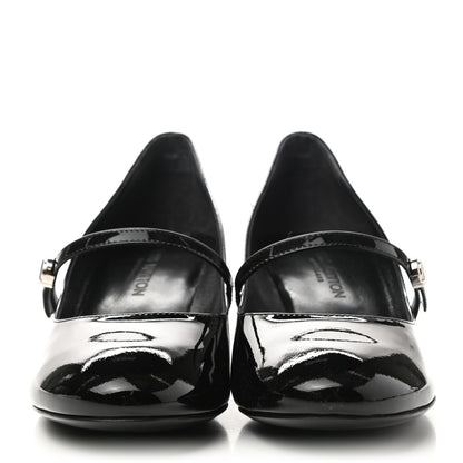 Louis Vuitton Patent Uniformes Silhouette 40mm Pumps 36 Black 2 of 10