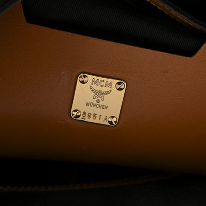 MCM Calfskin Visetos Ottomar Messenger Cognac 6 of 15