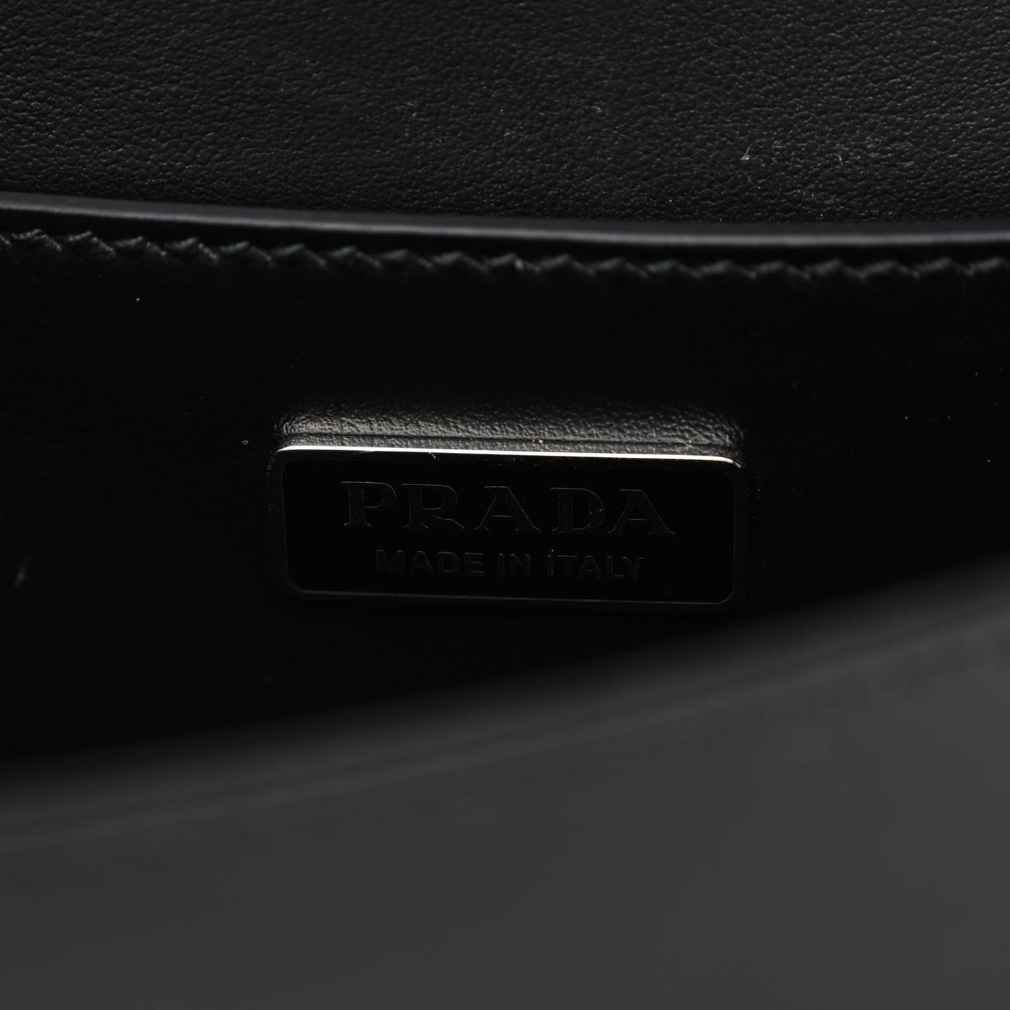 Spazzolato Femme Flap Shoulder Bag Black