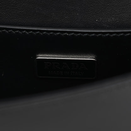 Prada Spazzolato Femme Flap Shoulder Bag Black 6 of 9