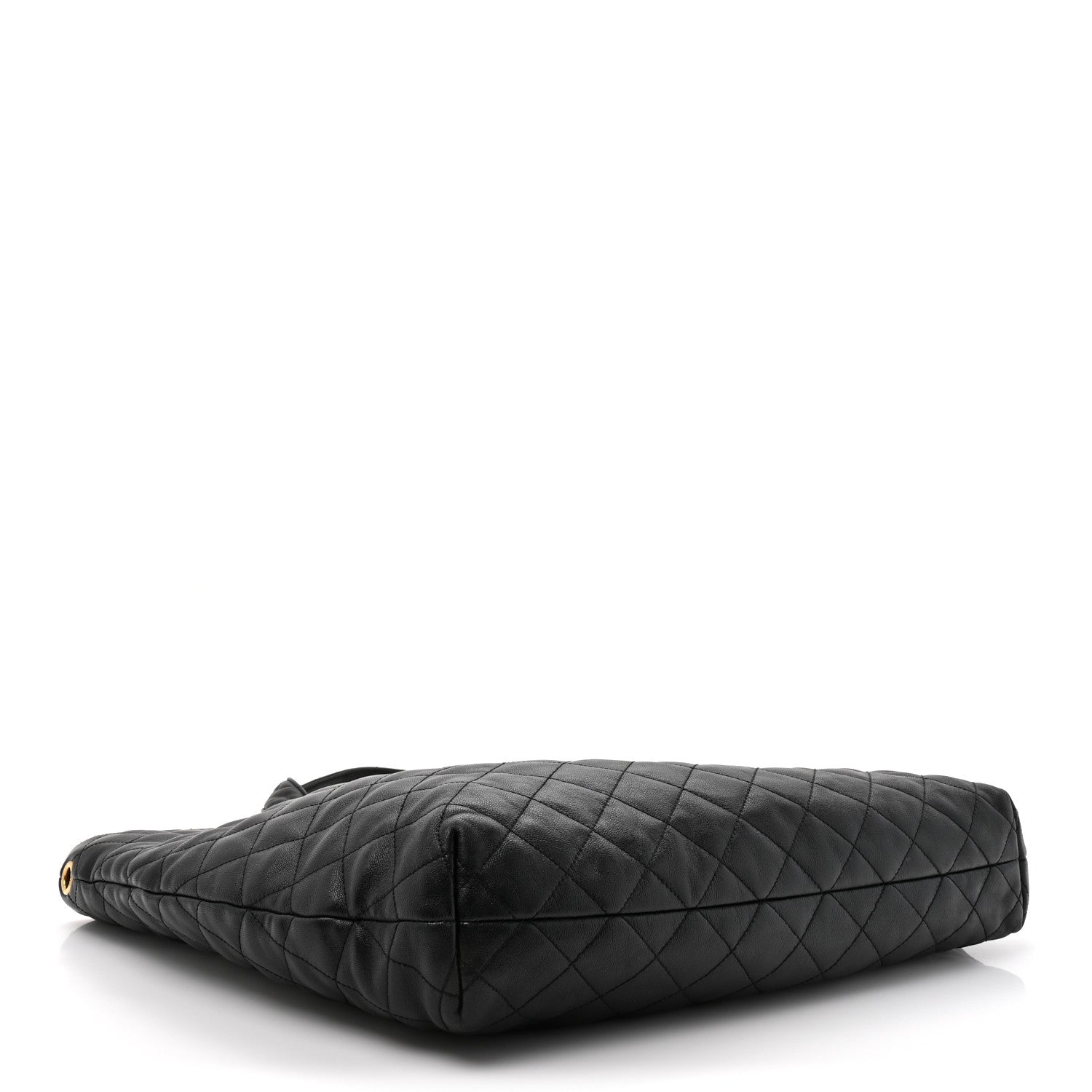 Saint Laurent Lambskin Quilted Maxi Icare Shopping Tote Black 5 of 14