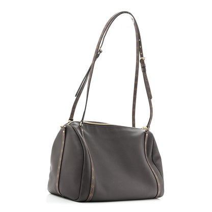 Louis Vuitton Calfskin Monogram Express MM Mahogany 3 of 9