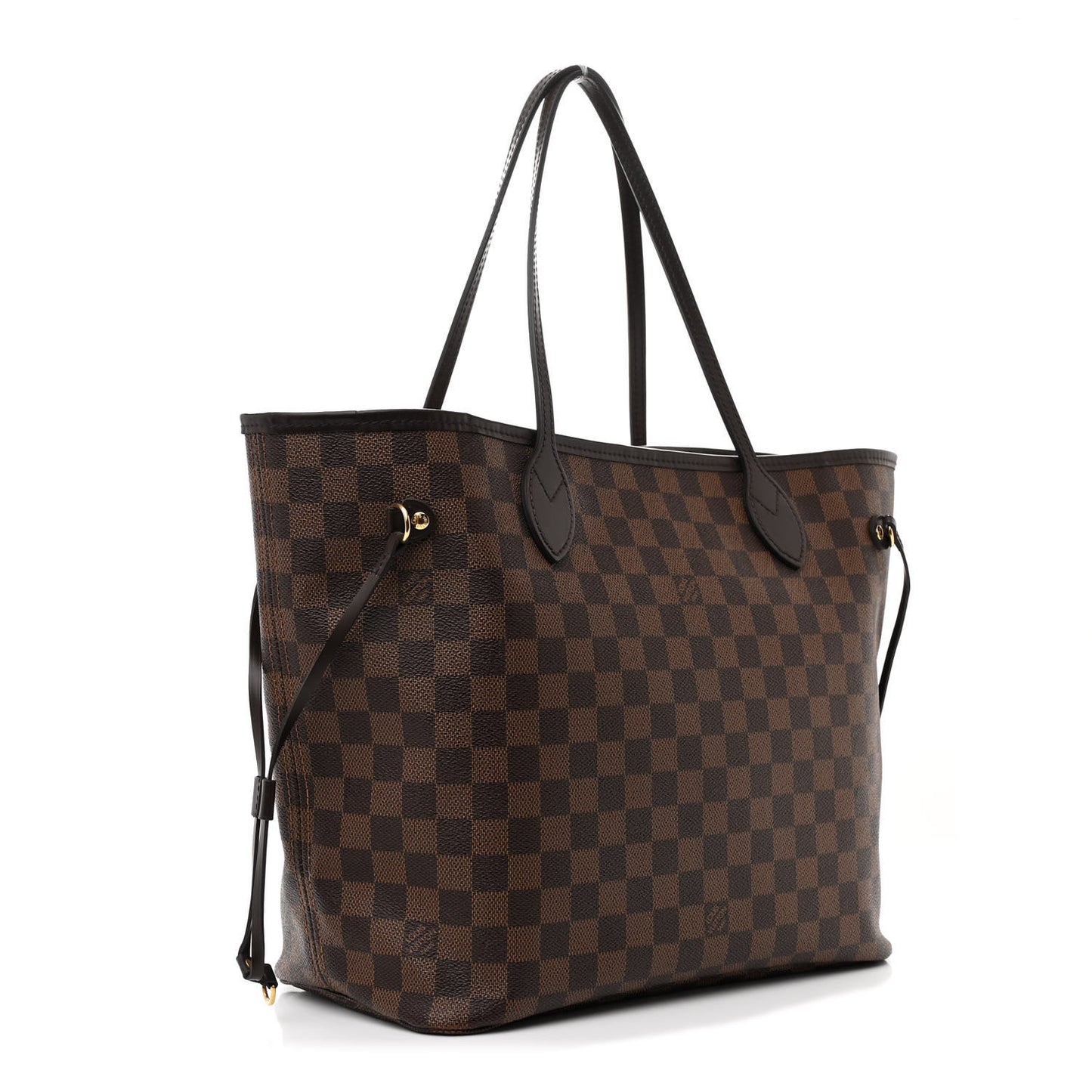 Damier Ebene Neo Neverfull MM Rose Ballerine