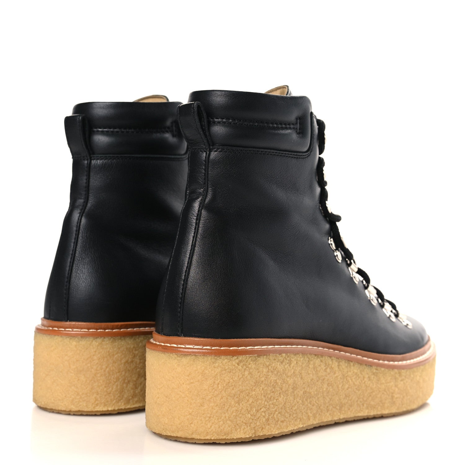 Hermes Calfskin Discovery Ankle Boot 37.5 Black 4 of 8