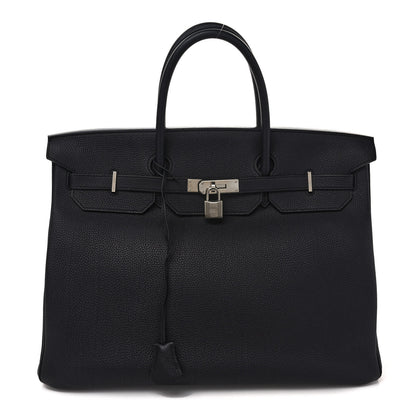 Hermes Togo Birkin 40 Bleu Indigo 1 of 11