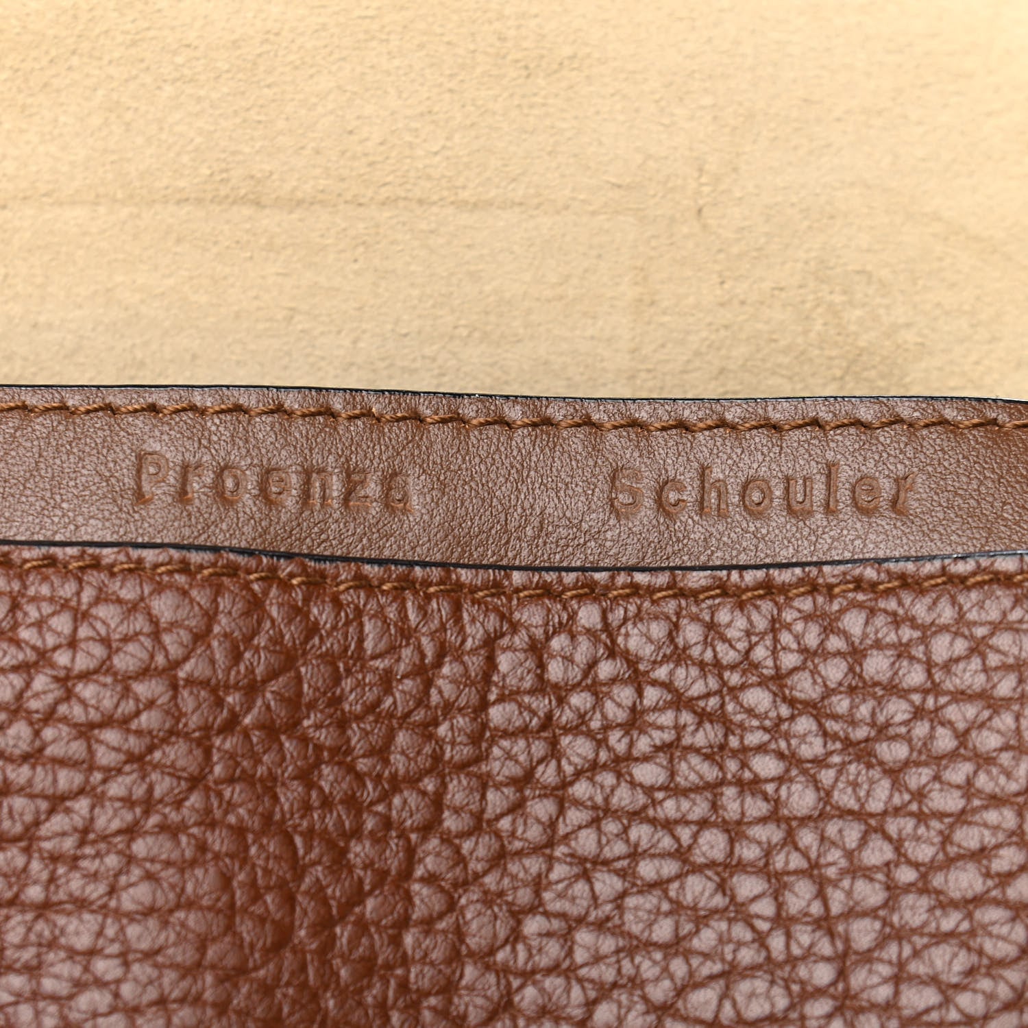 Proenza Schouler Calfskin Large PS Courier Backpack Hazelnut 7 of 12