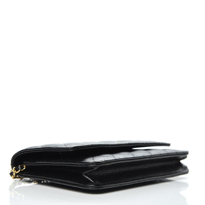 Chanel Caviar Quilted Wallet On Chain WOC Black 4 of 11