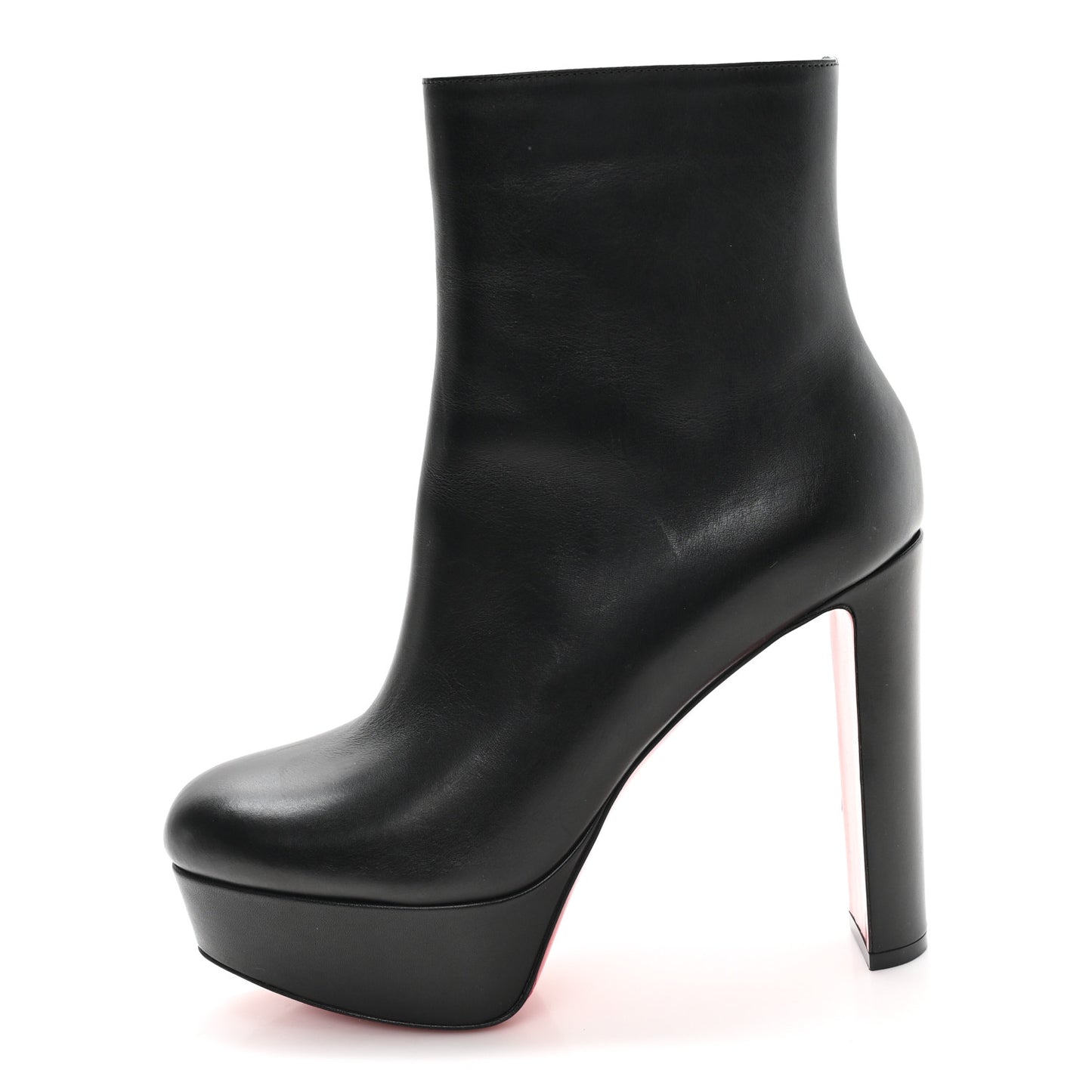 Calfskin Loo Booty 130 Ankle Boots 38.5 Black