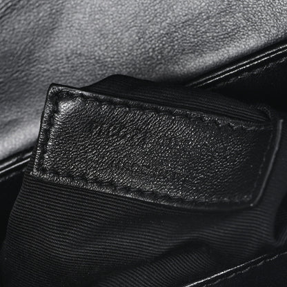 Saint Laurent Calfskin Y Quilted Monogram Monochrome Toy Loulou Crossbody Bag Black Black 7 of 11