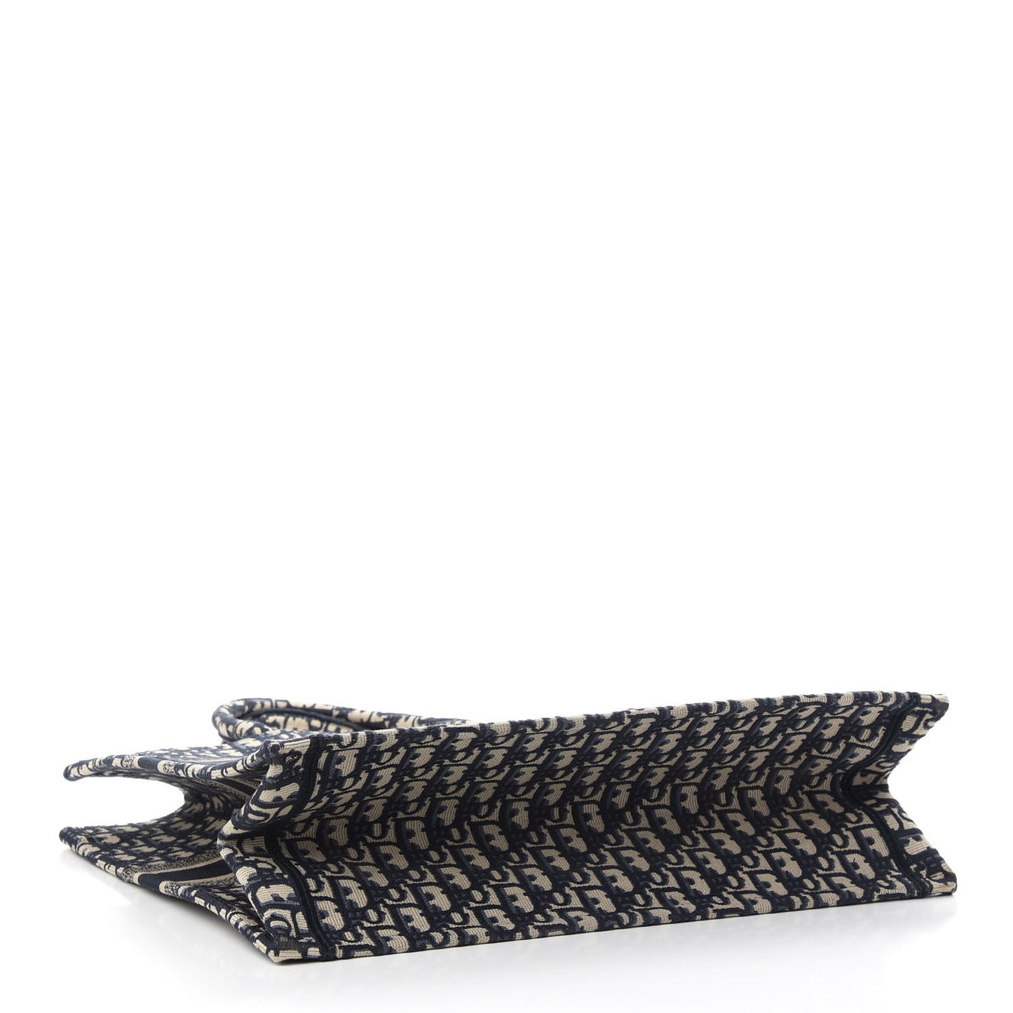 Oblique Book Tote Blue Multicolor