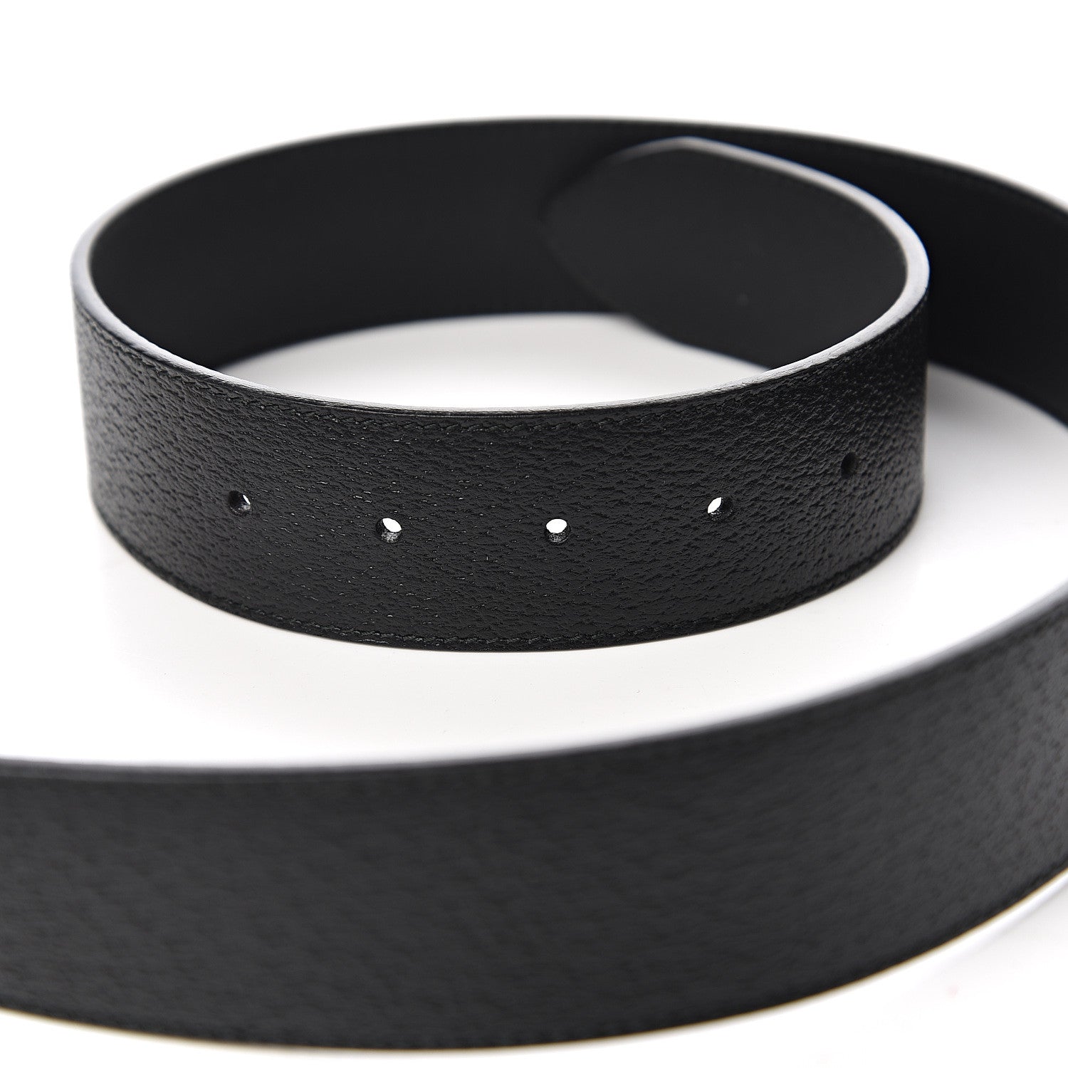 Gucci Textured Calfskin Double G 40mm Belt 85 34 Black 4 of 5