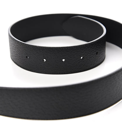 Gucci Textured Calfskin Double G 40mm Belt 85 34 Black 4 of 5