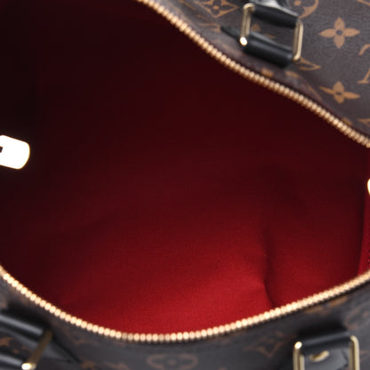 Louis Vuitton Monogram My World Tour Speedy Bandouliere 30 Black 6 of 15