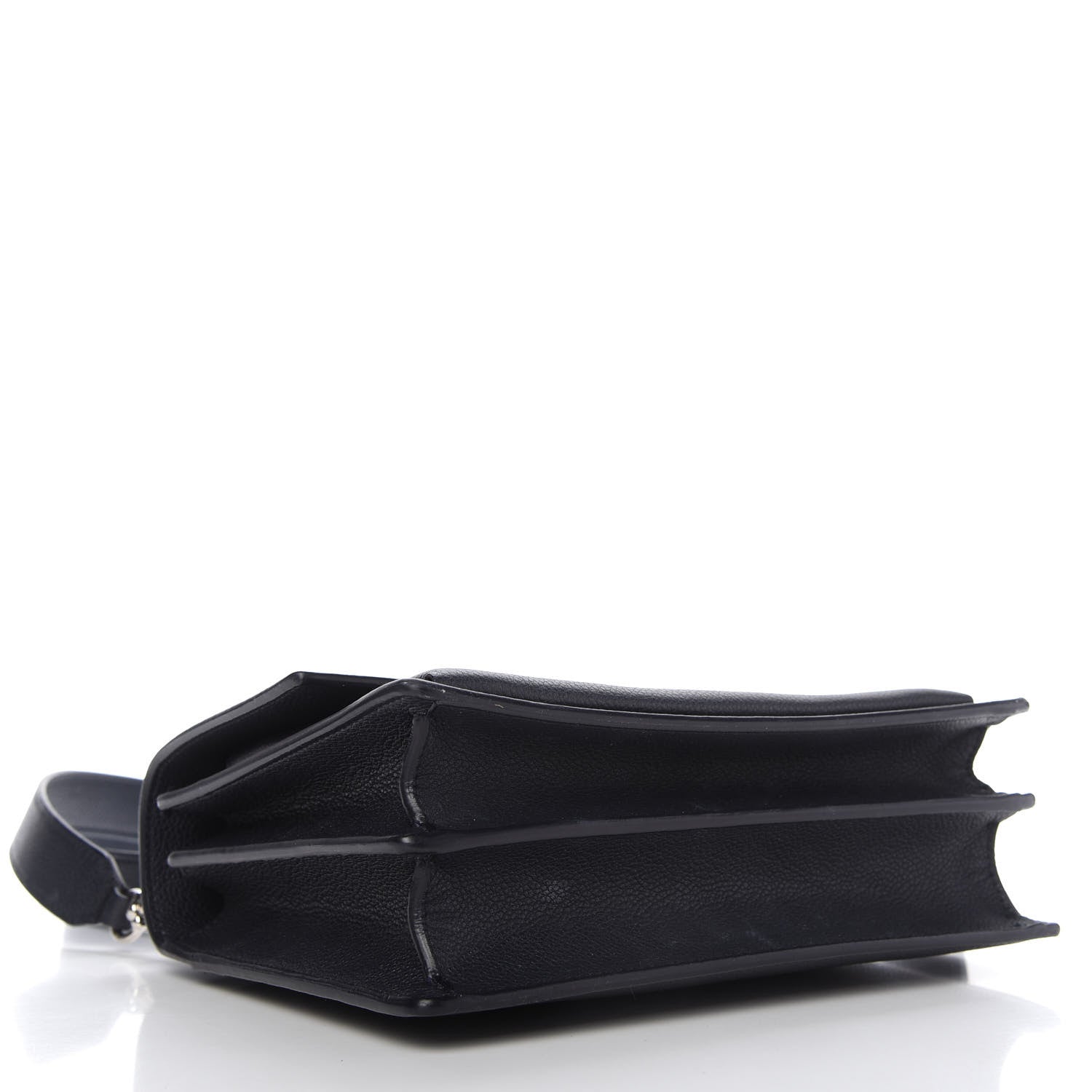Saint Laurent Grained Calfskin Medium Monogram Sunset Navy Blue 4 of 13