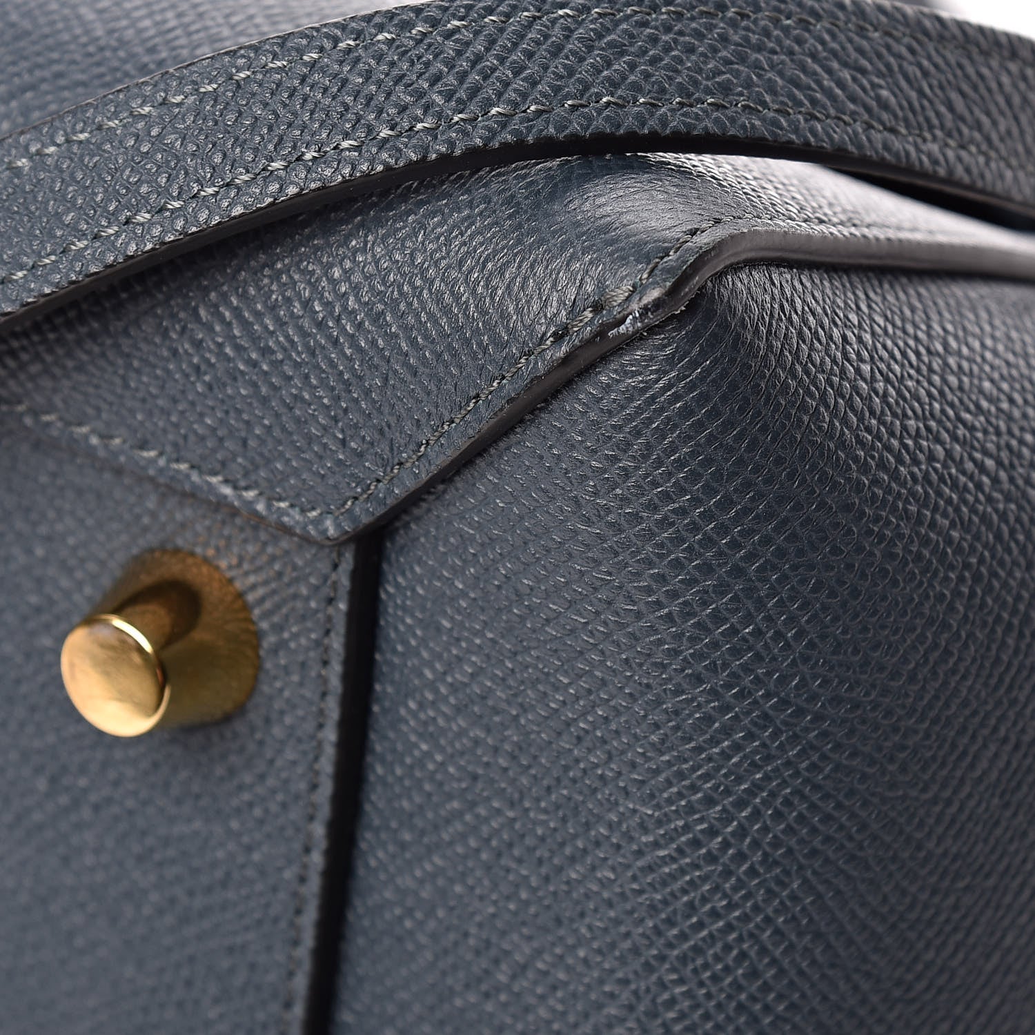 Celine Grained Calfskin Mini Belt Bag Slate 9 of 12