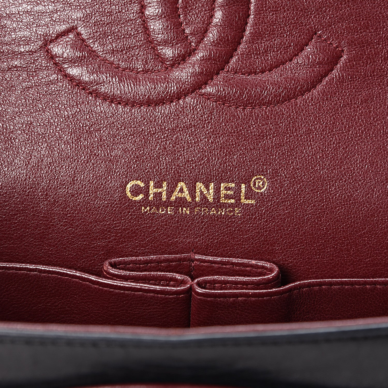 Chanel Lambskin Quilted Medium Double Flap Black 5 of 13