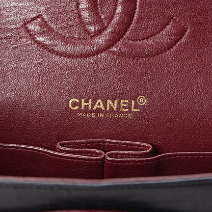 Chanel Lambskin Quilted Medium Double Flap Black 5 of 13