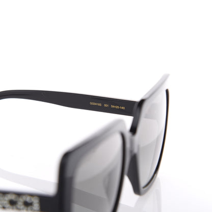 Gucci Crystal Square Frame GG Sunglasses GG0418S Black 7 of 8