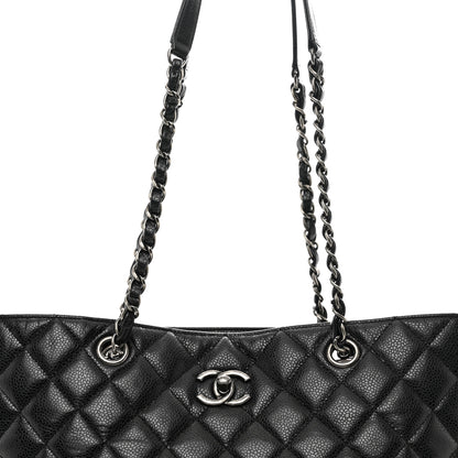 Chanel Caviar Quilted Large Shopping Tote Black 5 of 12