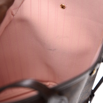 Louis Vuitton Damier Ebene Neo Neverfull MM Rose Ballerine 11 of 17