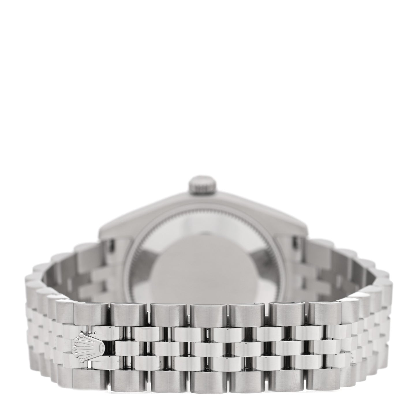 Stainless Steel 18K White Gold Diamond 31mm Oyster Perpetual Datejust Watch Black 178274