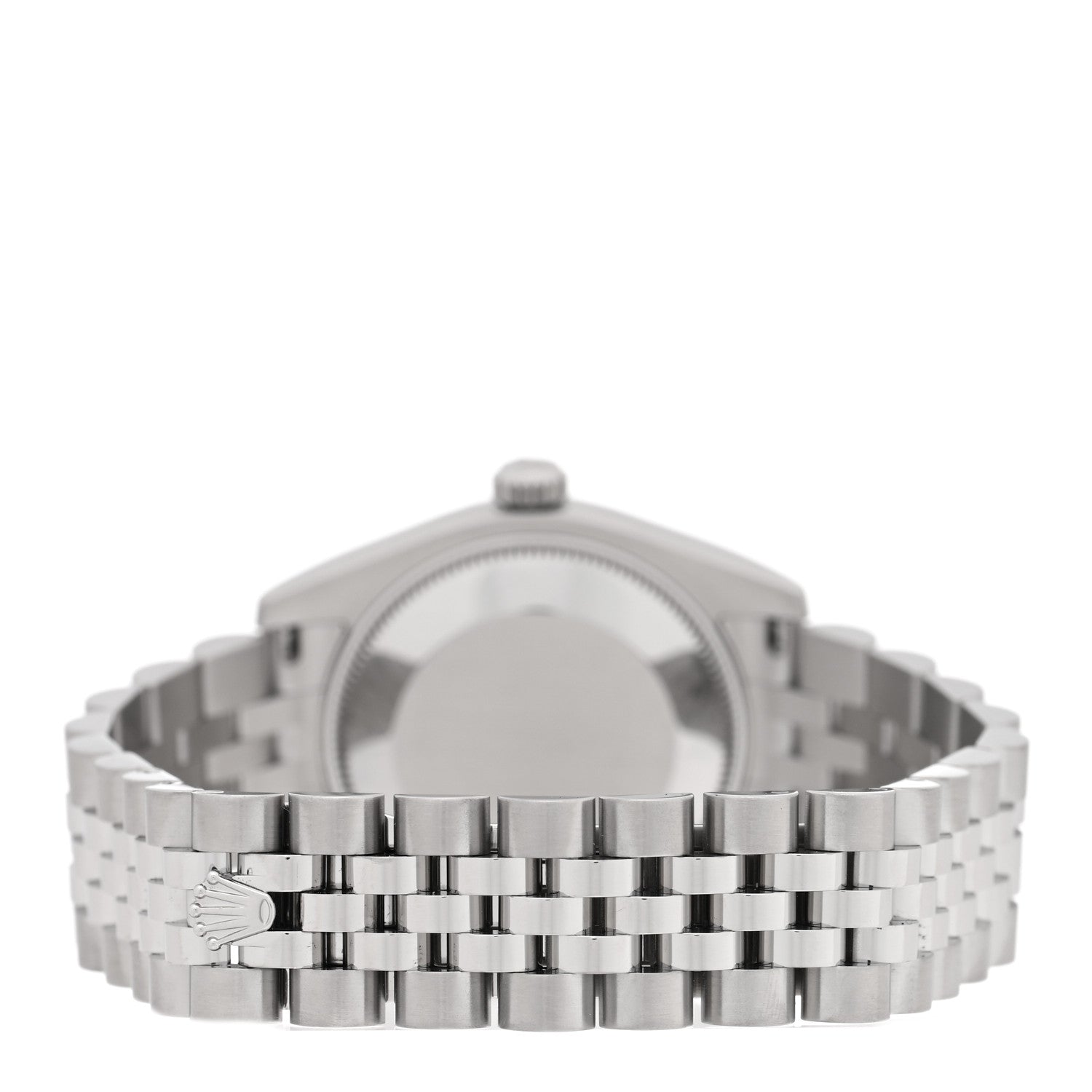 Rolex Stainless Steel 18K White Gold Diamond 31mm Oyster Perpetual Datejust Watch Black 178274 3 of 5