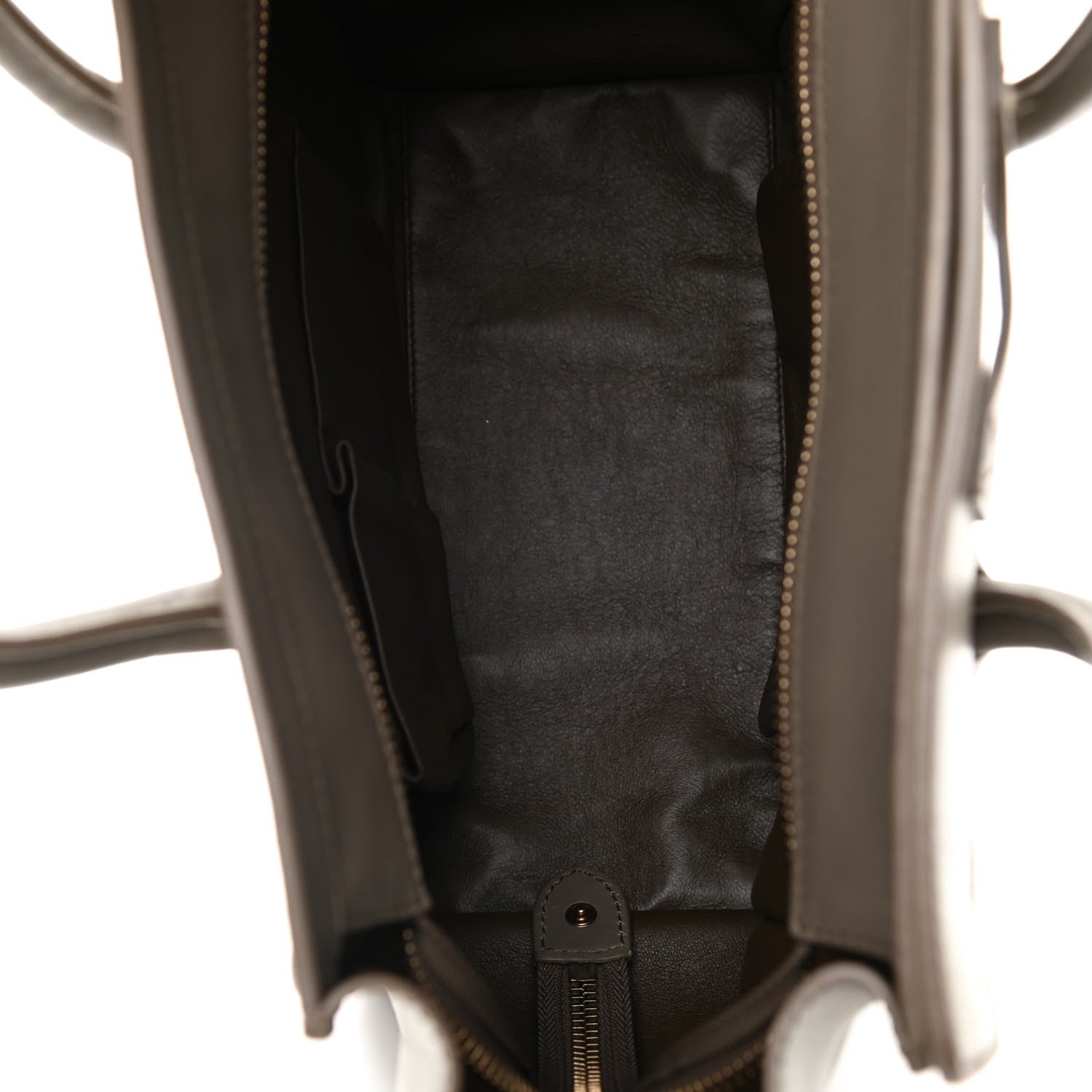 Celine Smooth Calfskin Micro Luggage Khaki 5 of 10