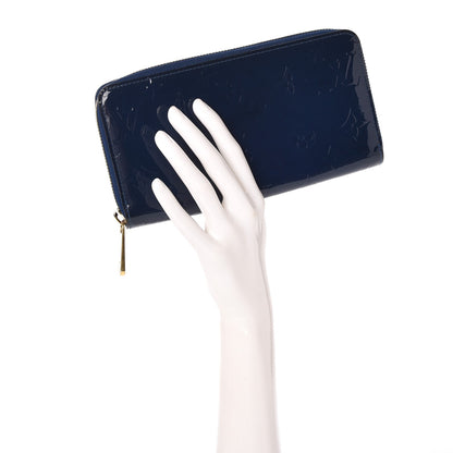 Louis Vuitton Vernis Zippy Wallet Blueberry 2 of 7