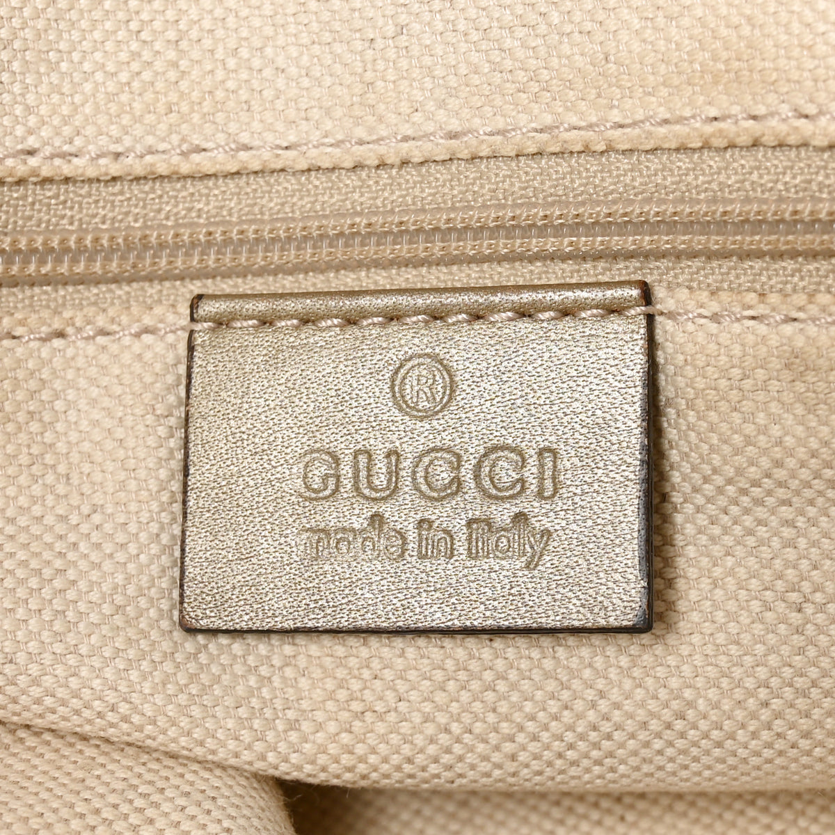 Gucci Guccissima Medium Sukey Tote Champagne 6 of 10
