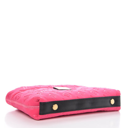Louis Vuitton Monogram Scuba Clutch Pochette Fuchsia 4 of 7