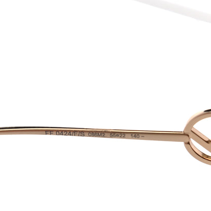 Fendi Acetate Metal F is Fendi FF Square Cat Eye Sunglasses FF 0424/F/S Havana 5 of 7