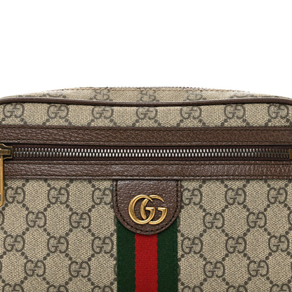 Gucci Soft GG Supreme Monogram Medium Ophidia Belt Bag Dark Brown 5 of 10