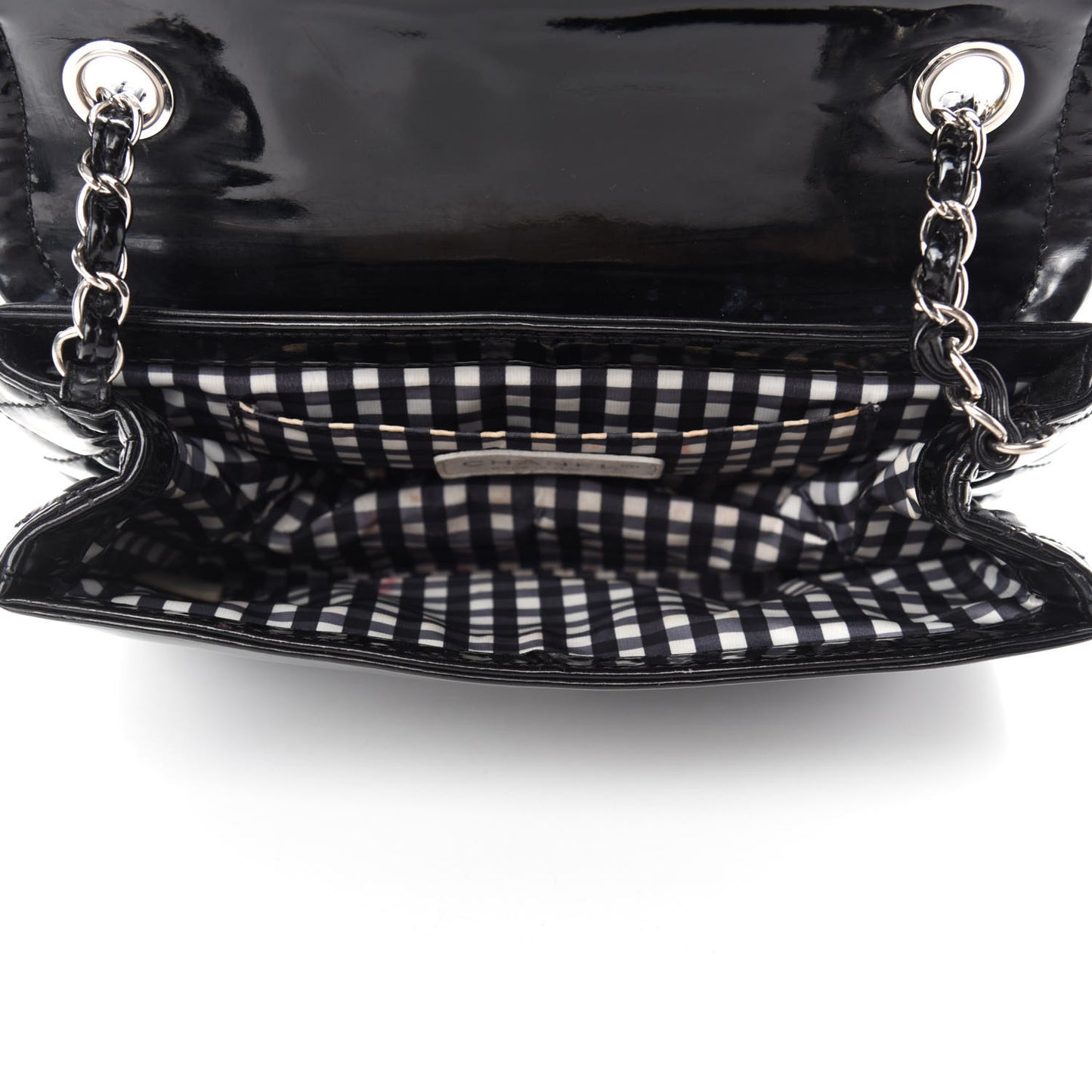 Vinyl Small Lipstick Flap Black