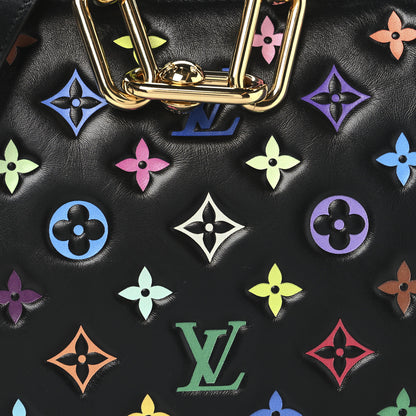Louis Vuitton LV X TM Lambskin Embossed Monogram Coussin BB Black Multicolor 9 of 11