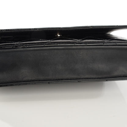 Chanel Patent Quilted Wallet On Chain WOC Black 9 of 9