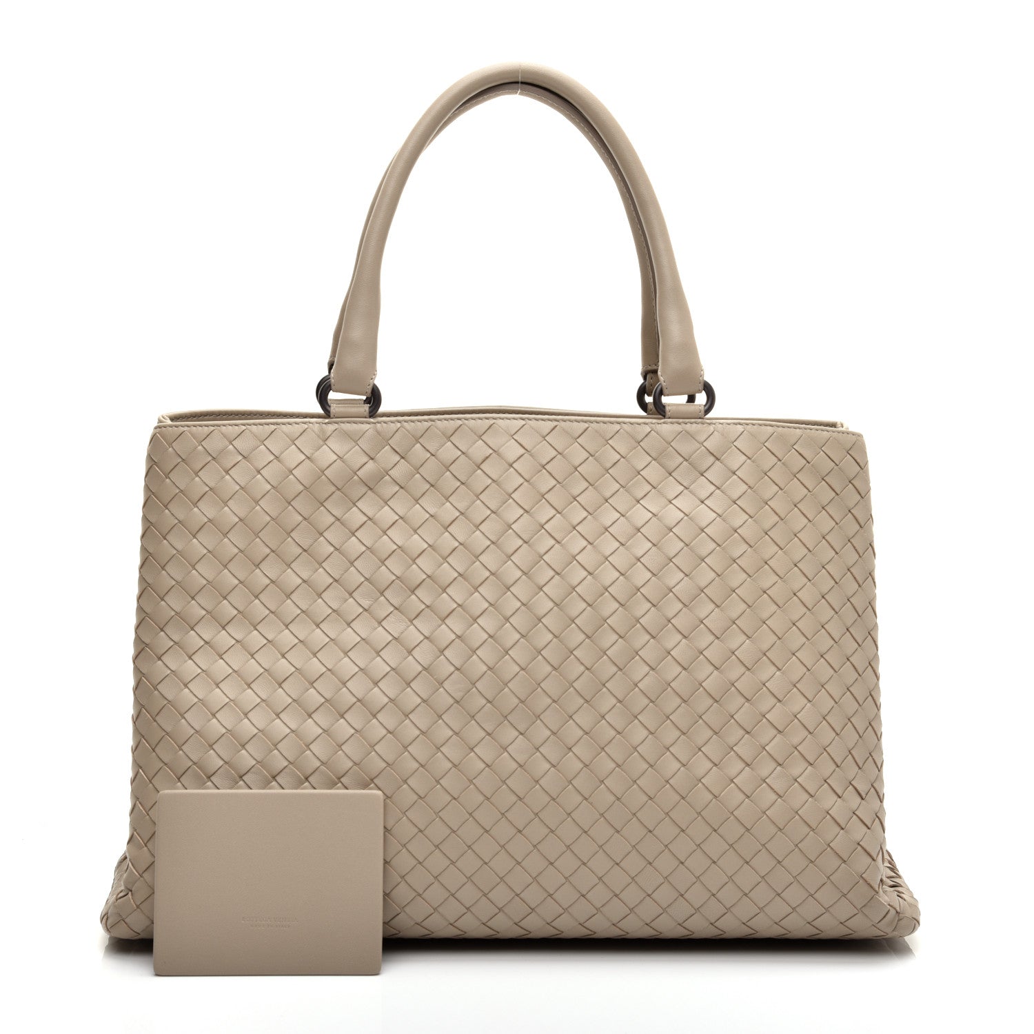 Bottega Veneta Nappa Intrecciato Milano Tote Mink 12 of 13