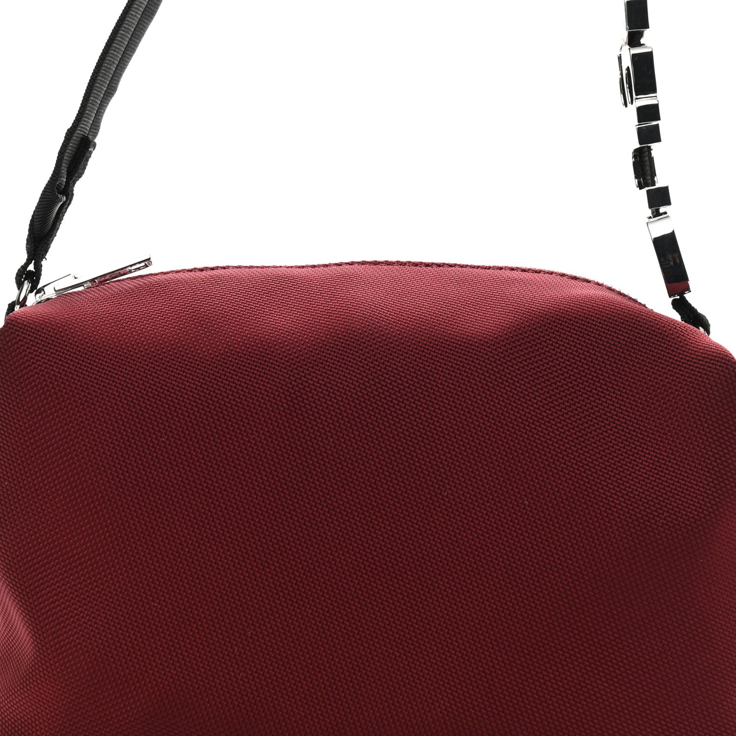 Nylon Canvas Heiress Sport Shoulder Bag Burgundy