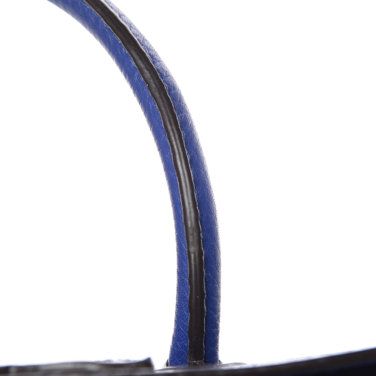 Celine Drummed Calfskin Nano Luggage Indigo 14 of 28