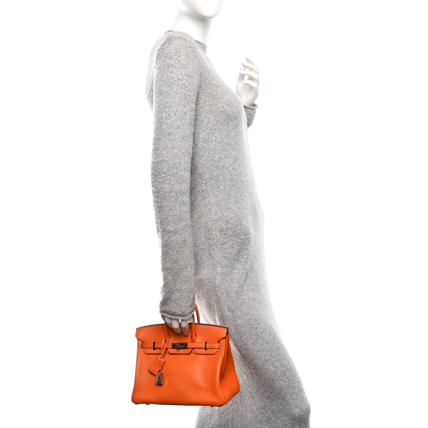 Hermes Swift Birkin 25 Orange 2 of 10