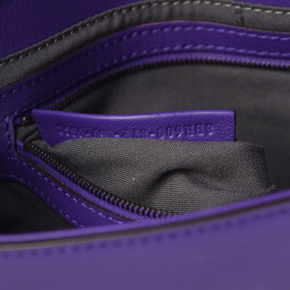 Fendi Vitello Dolce Lace Up Baguette Purple Rain 7 of 9