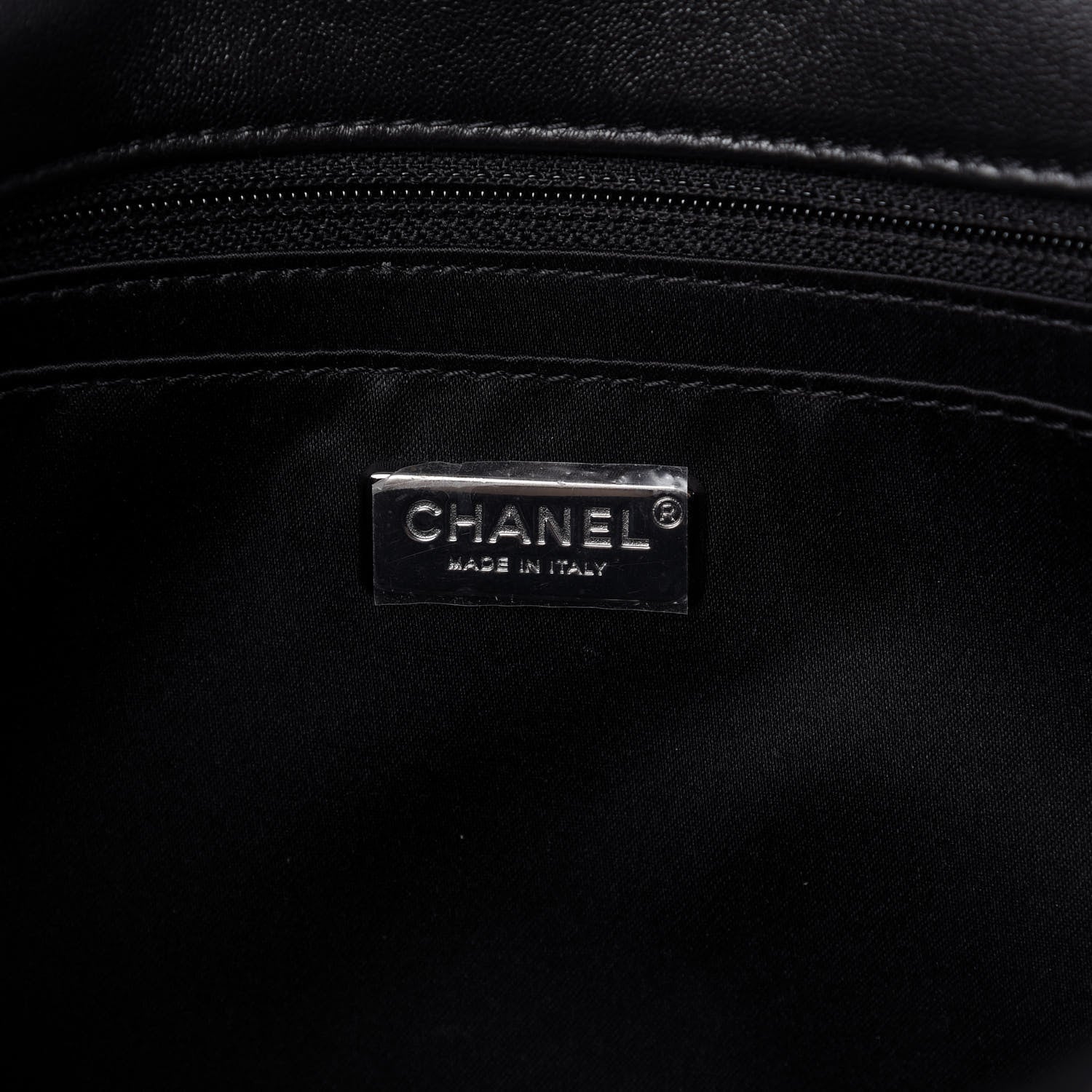 Chanel Sequin Quilted Ombre Medium Single Flap Dark Grey Gold 8 of 10