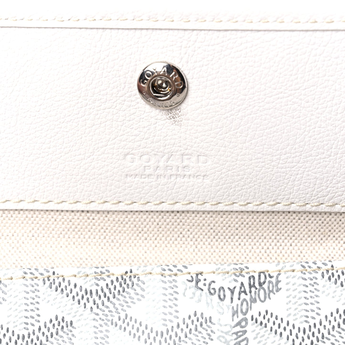 Goyardine Saint Louis GM White