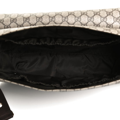 Gucci GG Plus Monogram Messenger Diaper Bag Dark Brown 5 of 16